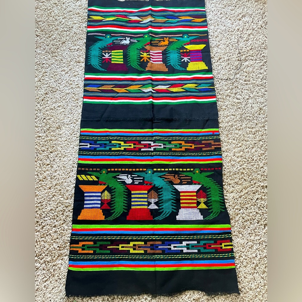 Gorgeous Guatemala Embroidered tapestry/fabric